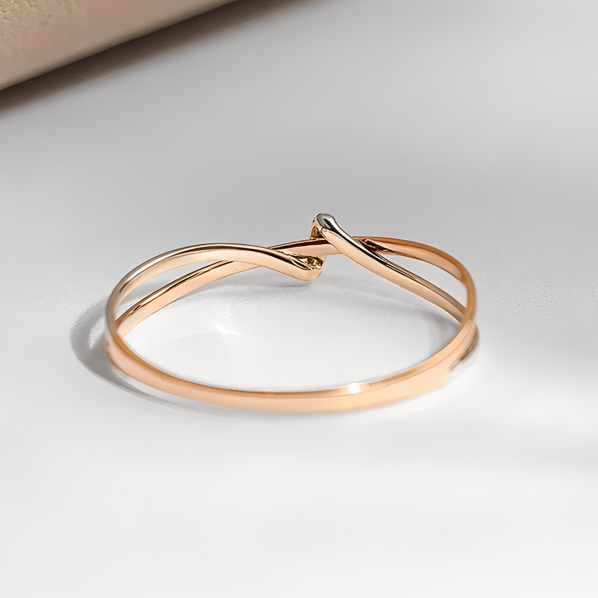 Eleane – Bicolor Eleganter Unendlicher Ring
