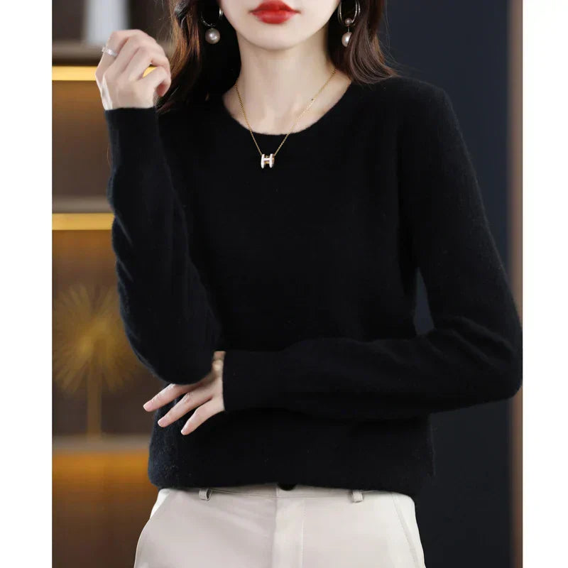 Erica – Klassischer Rundhals-Pullover