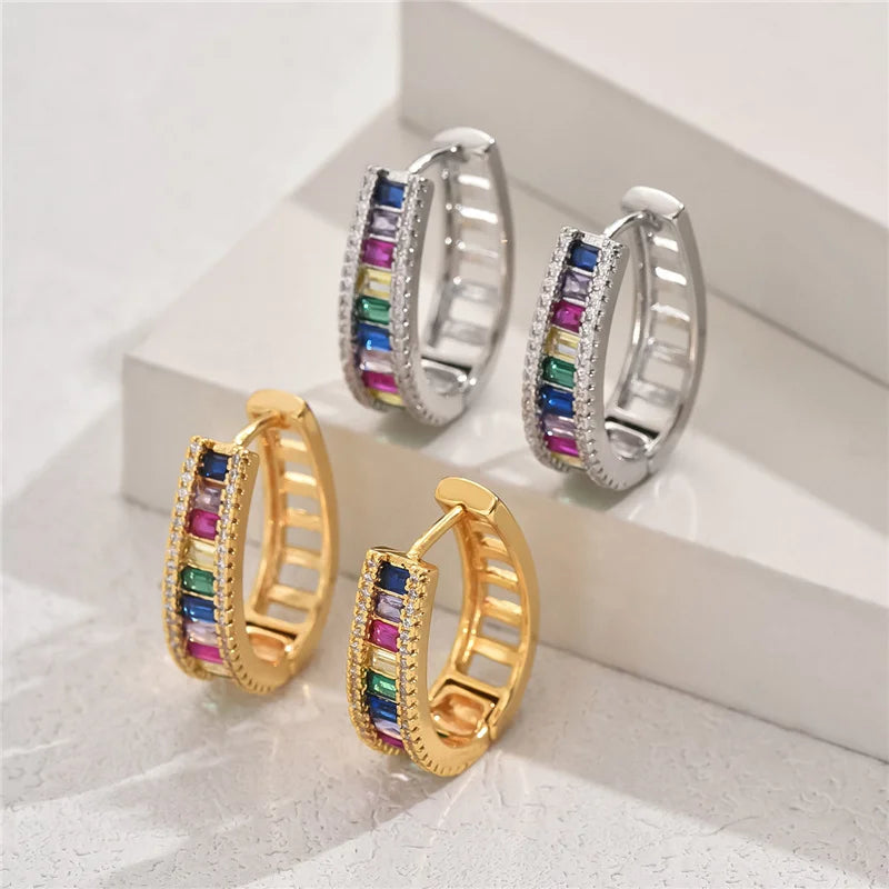 Aurelya – Elegante Ohrringe aus Regenbogen