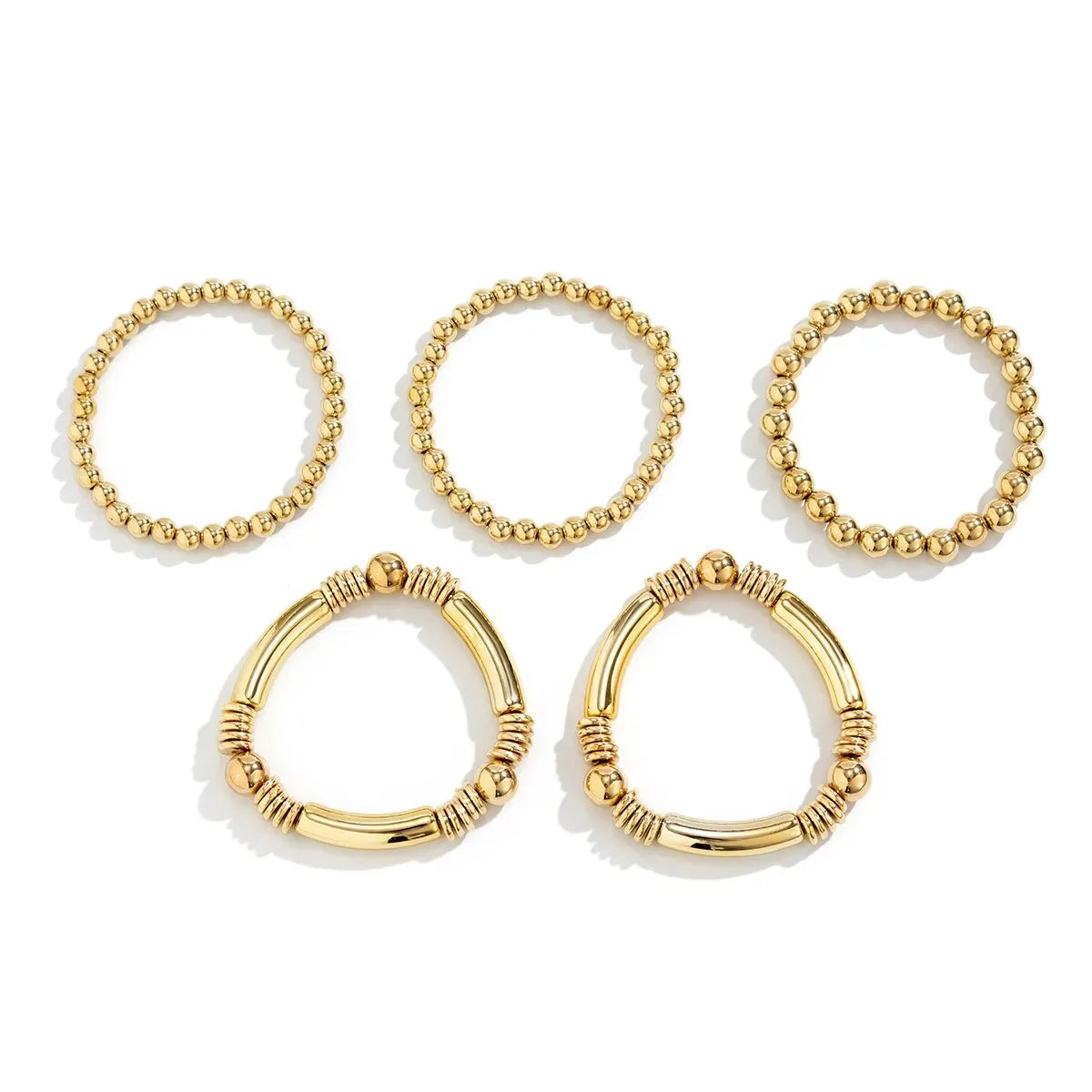 Mira – Set von 5 stapelbaren Perlenarmbändern
