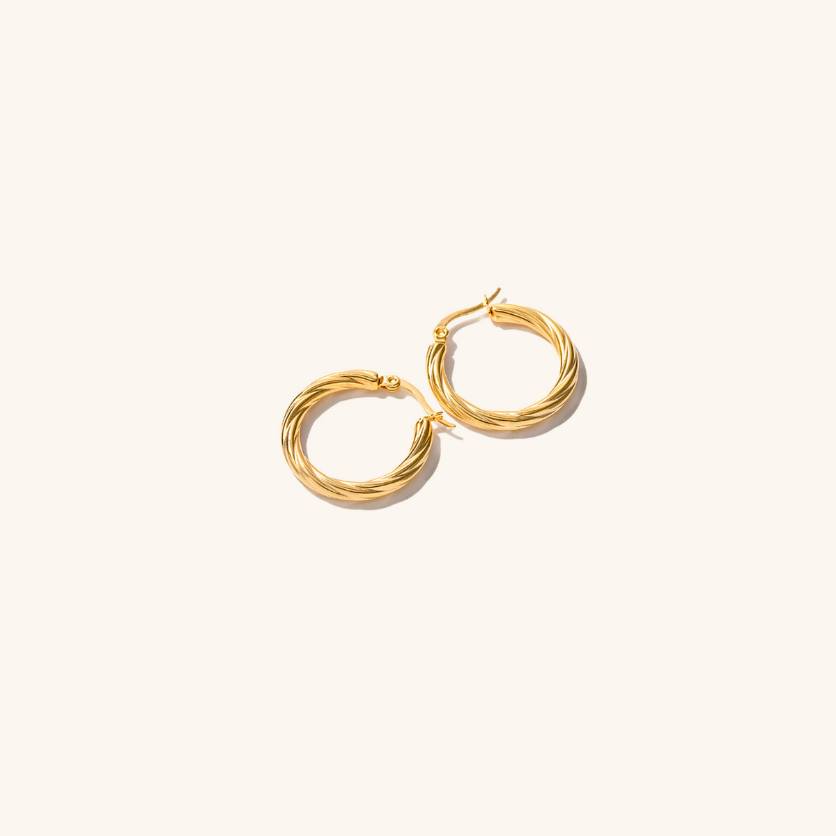 Zephy - Ohrringe aus gedrehten Ringen