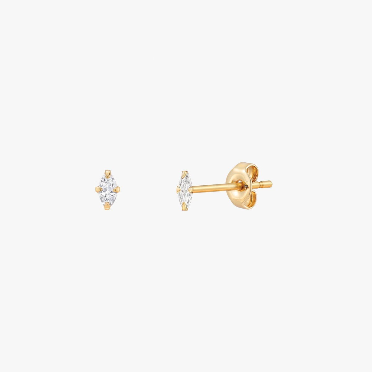 Salbei - Diminutive Marquise Ohrringe