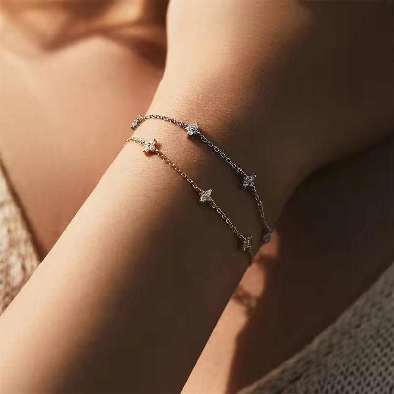 Soline – Kette aus klarem Kristall