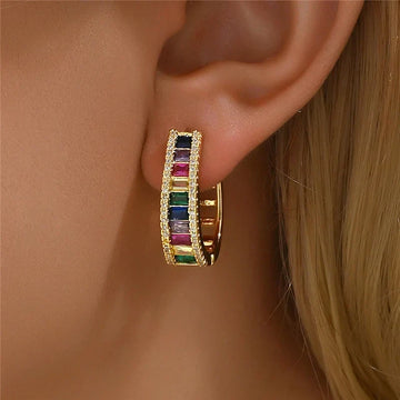 Aurelya – Elegante Ohrringe aus Regenbogen