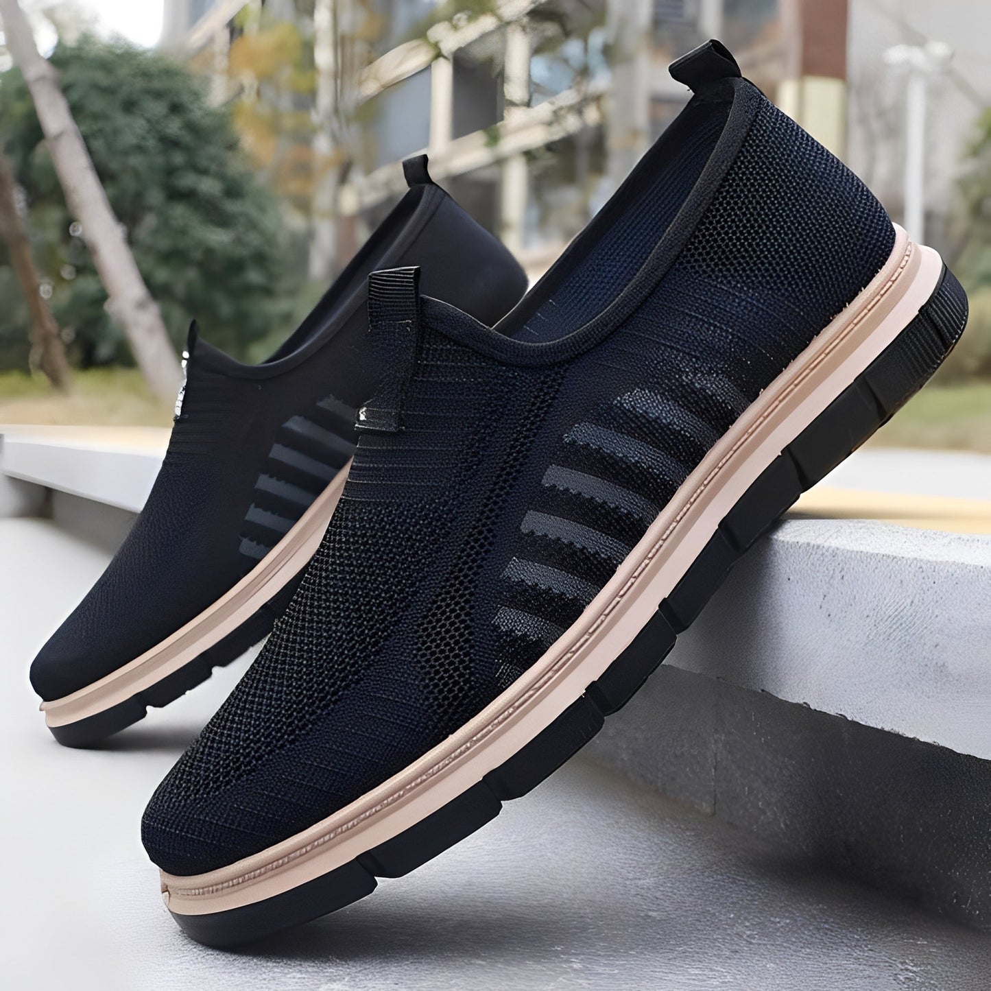 Henrick - Trendige Slip-On Sneakers für Männer