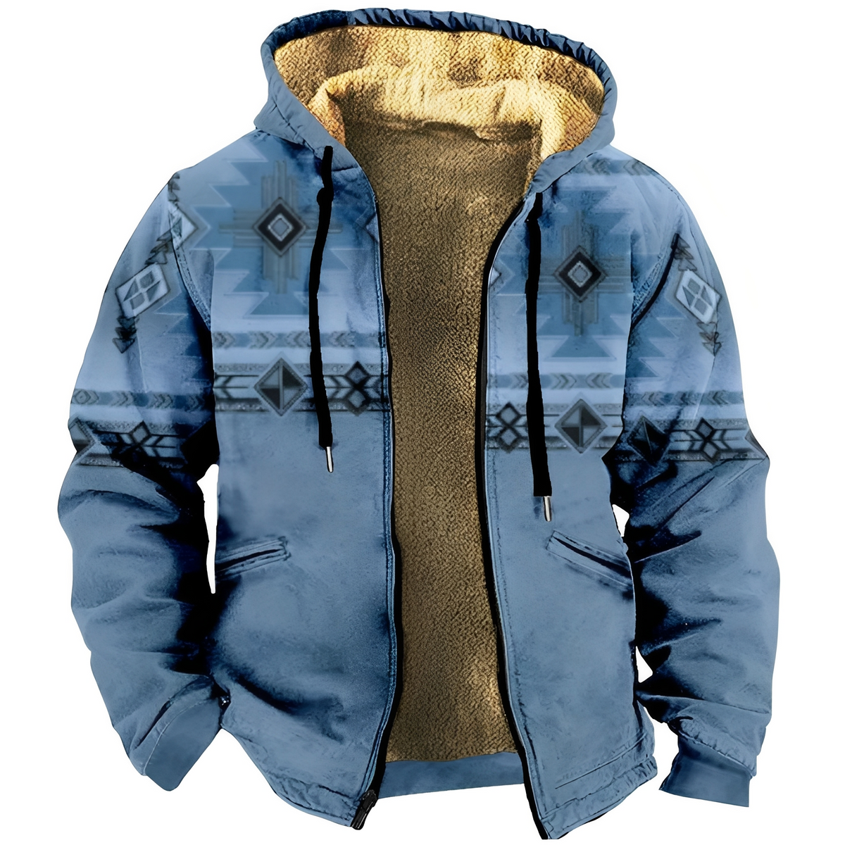 Edwin - Moderner Herren-Hoodie mit Ethno-Muster