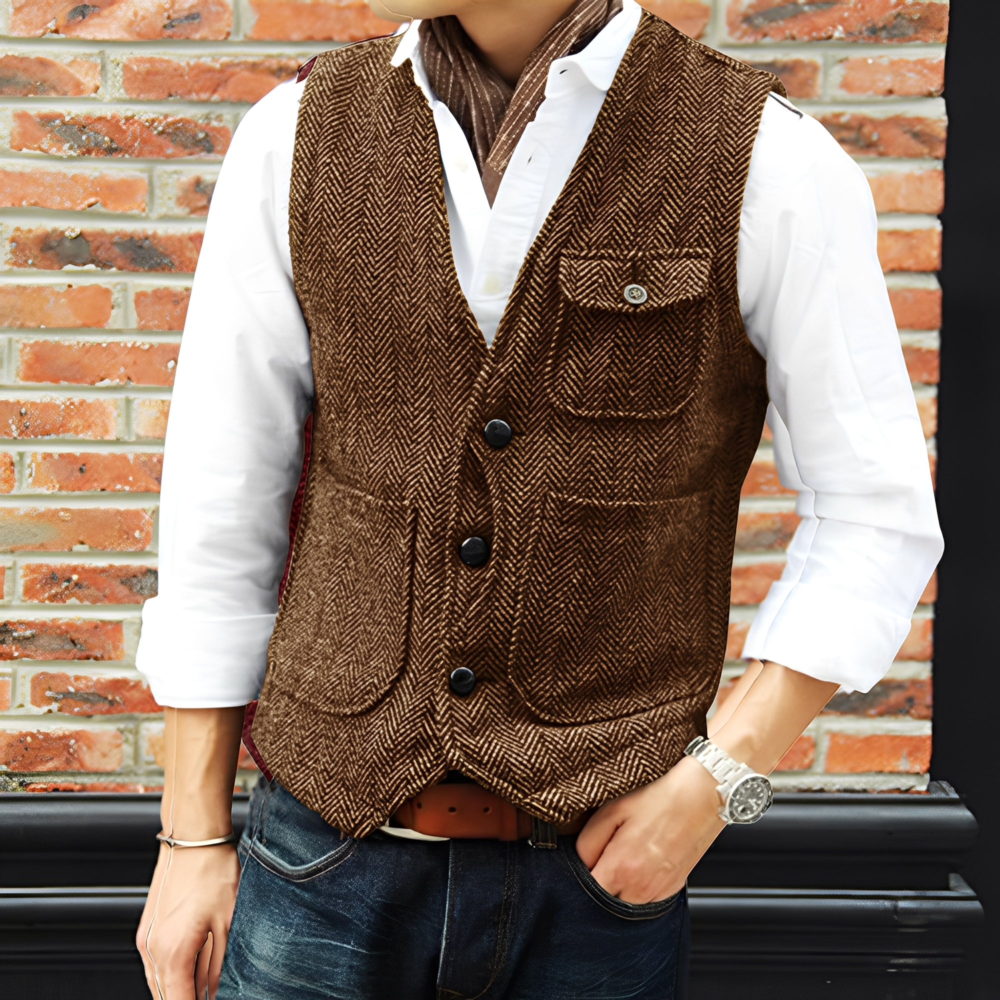 Matthew - Schicker Tweedmantel