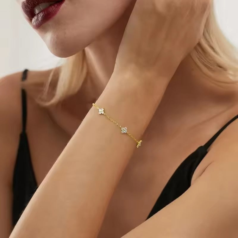 Soline – Kette aus klarem Kristall