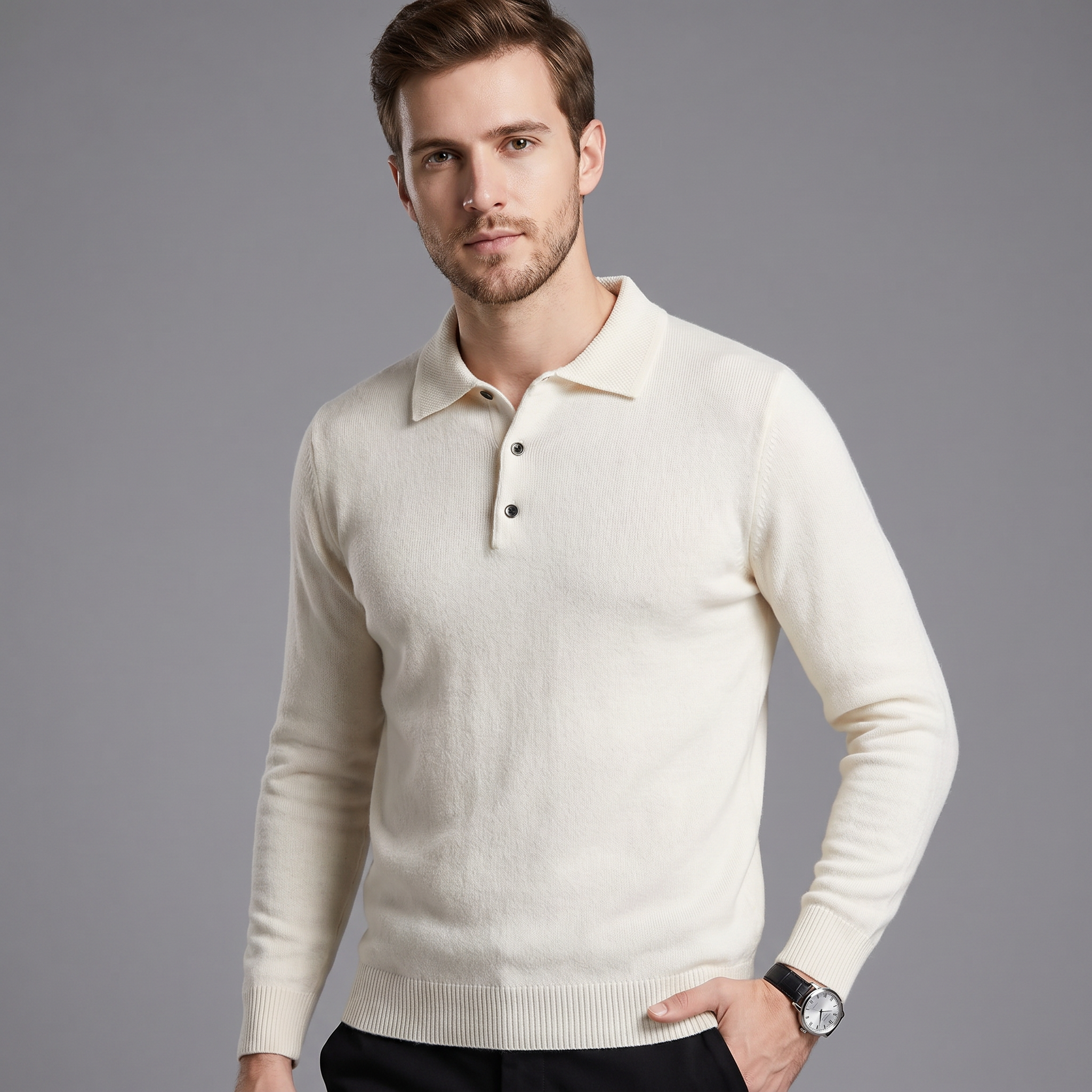 Romilly - Bequemes Herren-Poloshirt
