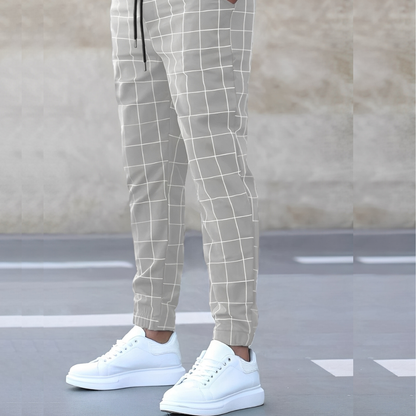Geoffroy - Lässige Herrenhose mit Kordelzug
