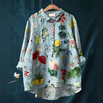 Nathasia - Modische Vintage-Bluse für Damen