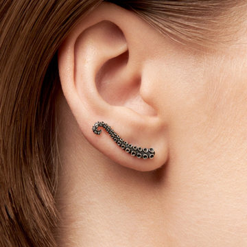 Oktopus-Ear-Climber – Tentakel-Ohrringe