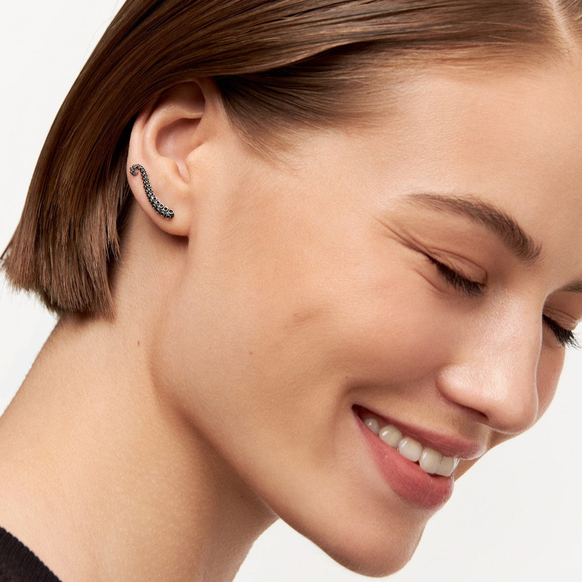 Oktopus-Ear-Climber – Tentakel-Ohrringe