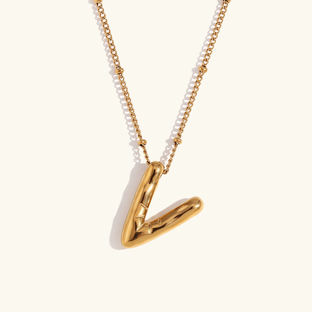 Goldenes Anfangs-Collier Balloon