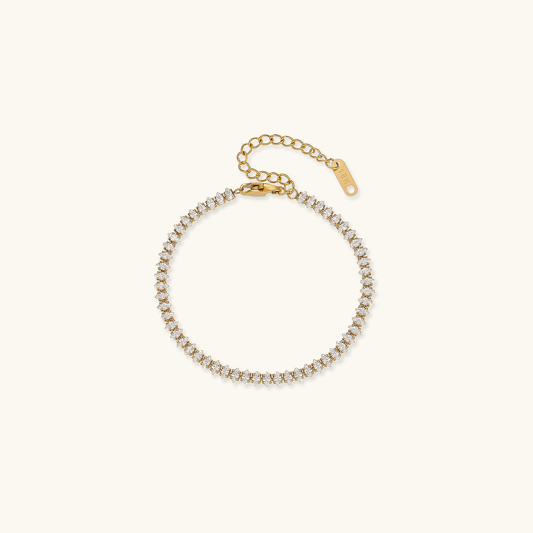 Georgina - Tennisarmband aus Diamanten