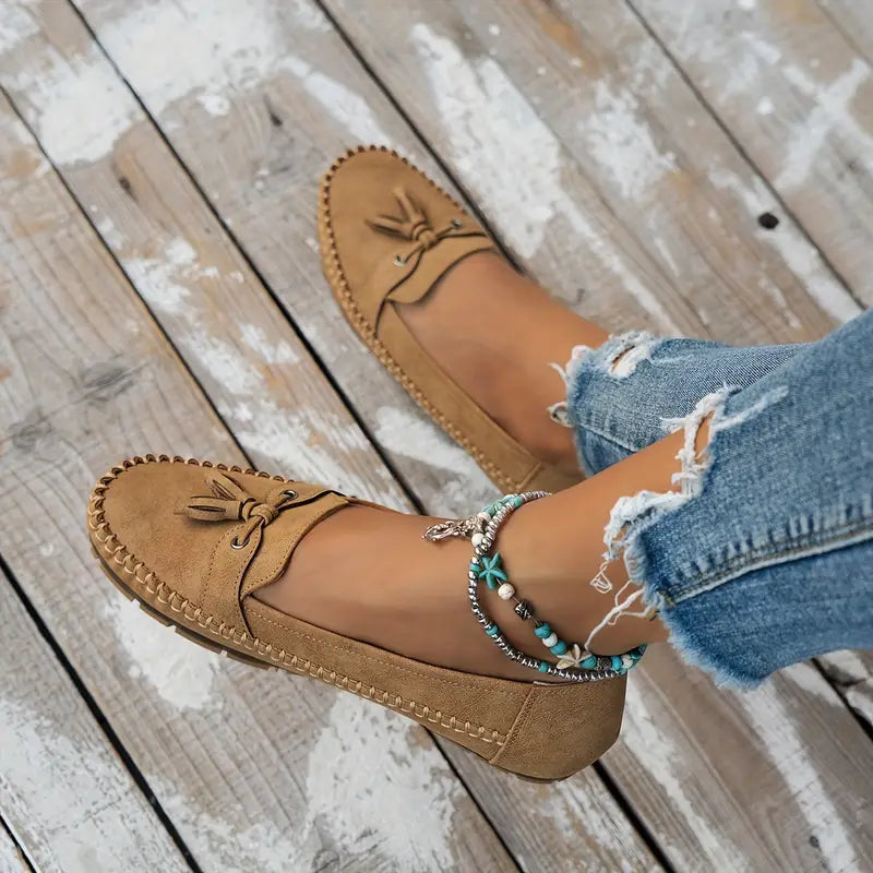 Elisa – Gestaltete orthopädische Mokassins