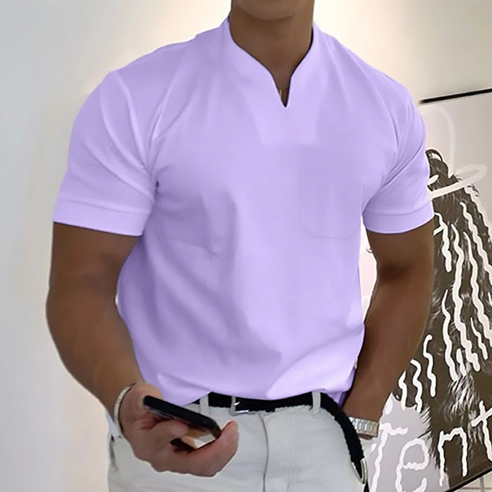 Jason - Kurzärmeliges Business-Fitness-Hemd für Herren