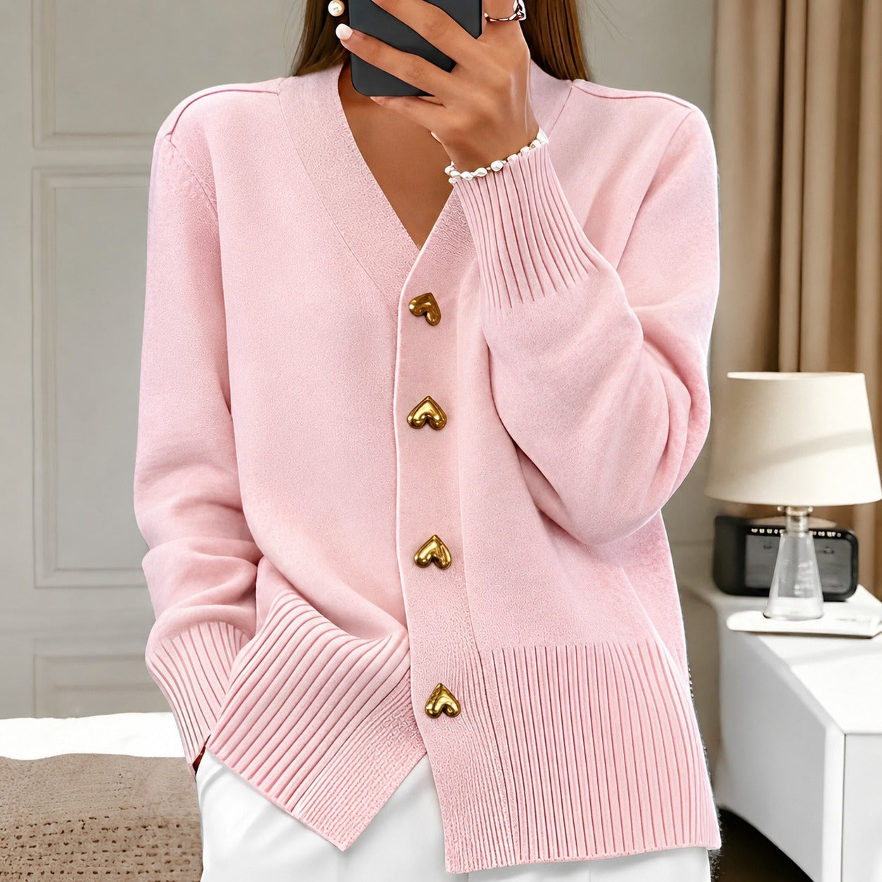 Annalee - Modische Damenjacke mit Love-Button