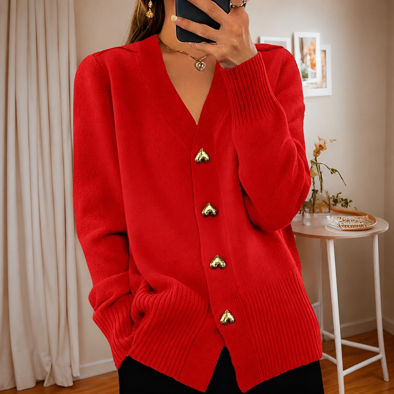 Annalee - Modische Damenjacke mit Love-Button