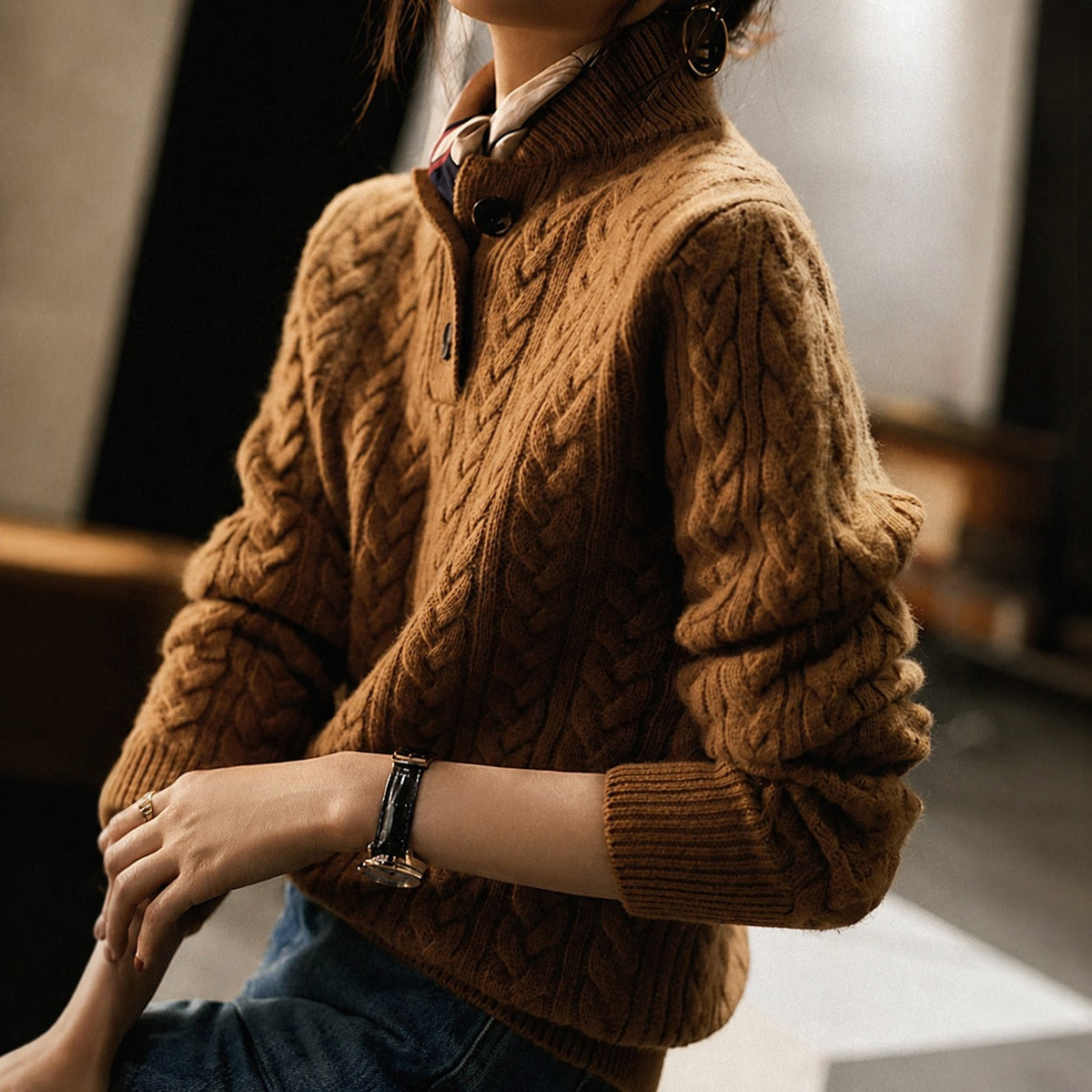 Alice - Schicker Rollkragenpullover