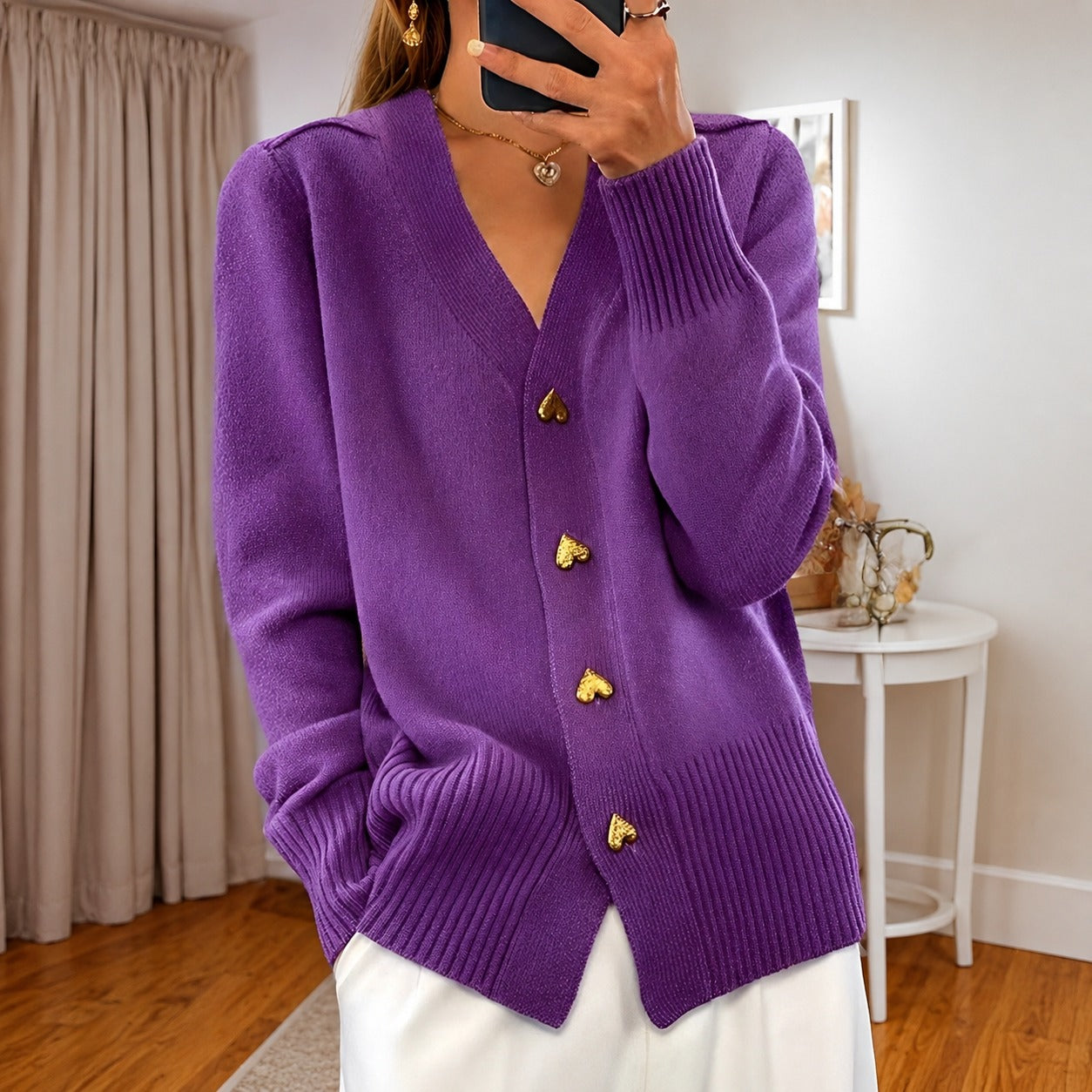 Annalee - Modische Damenjacke mit Love-Button