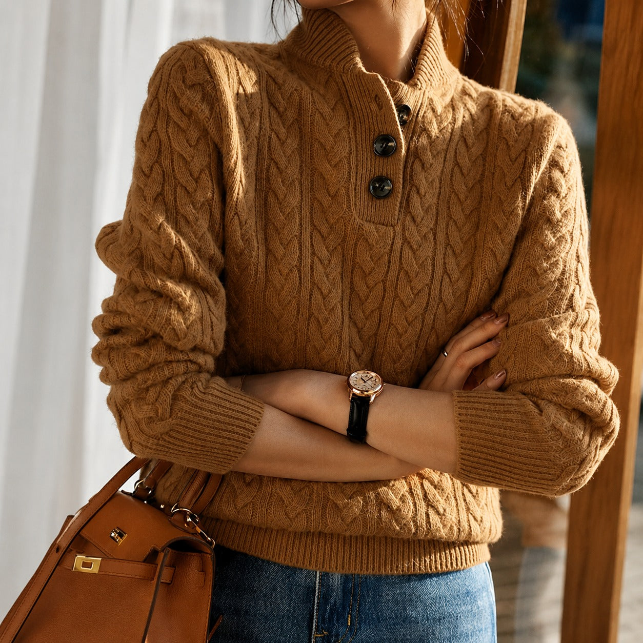 Alice - Schicker Rollkragenpullover