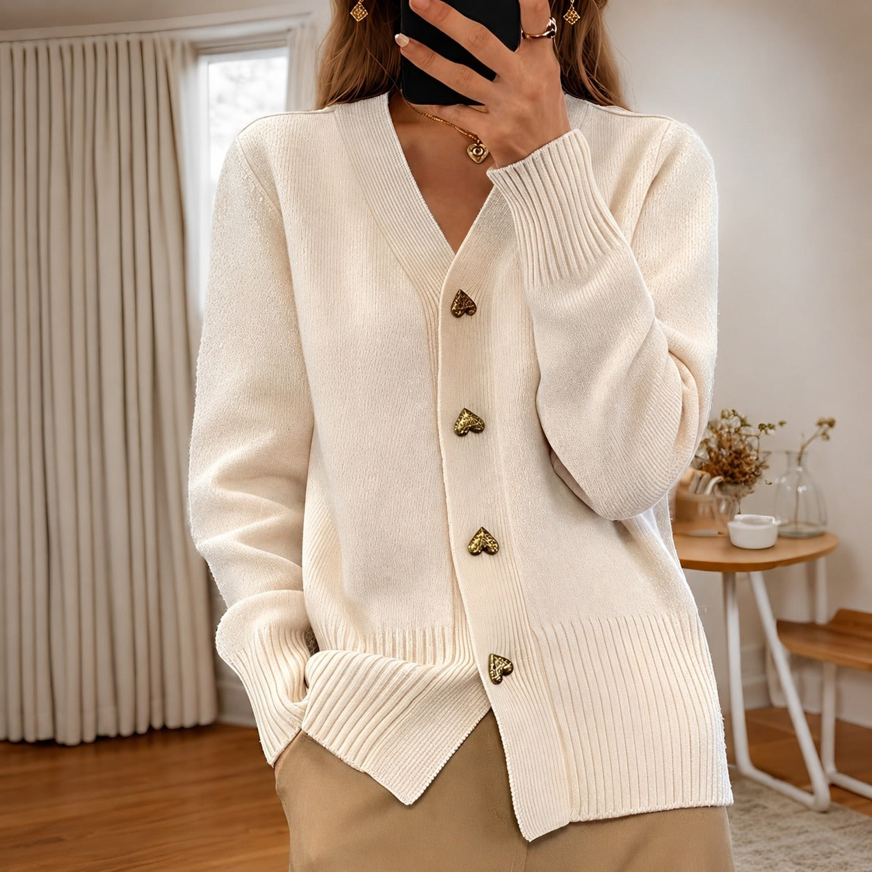 Annalee - Modische Damenjacke mit Love-Button