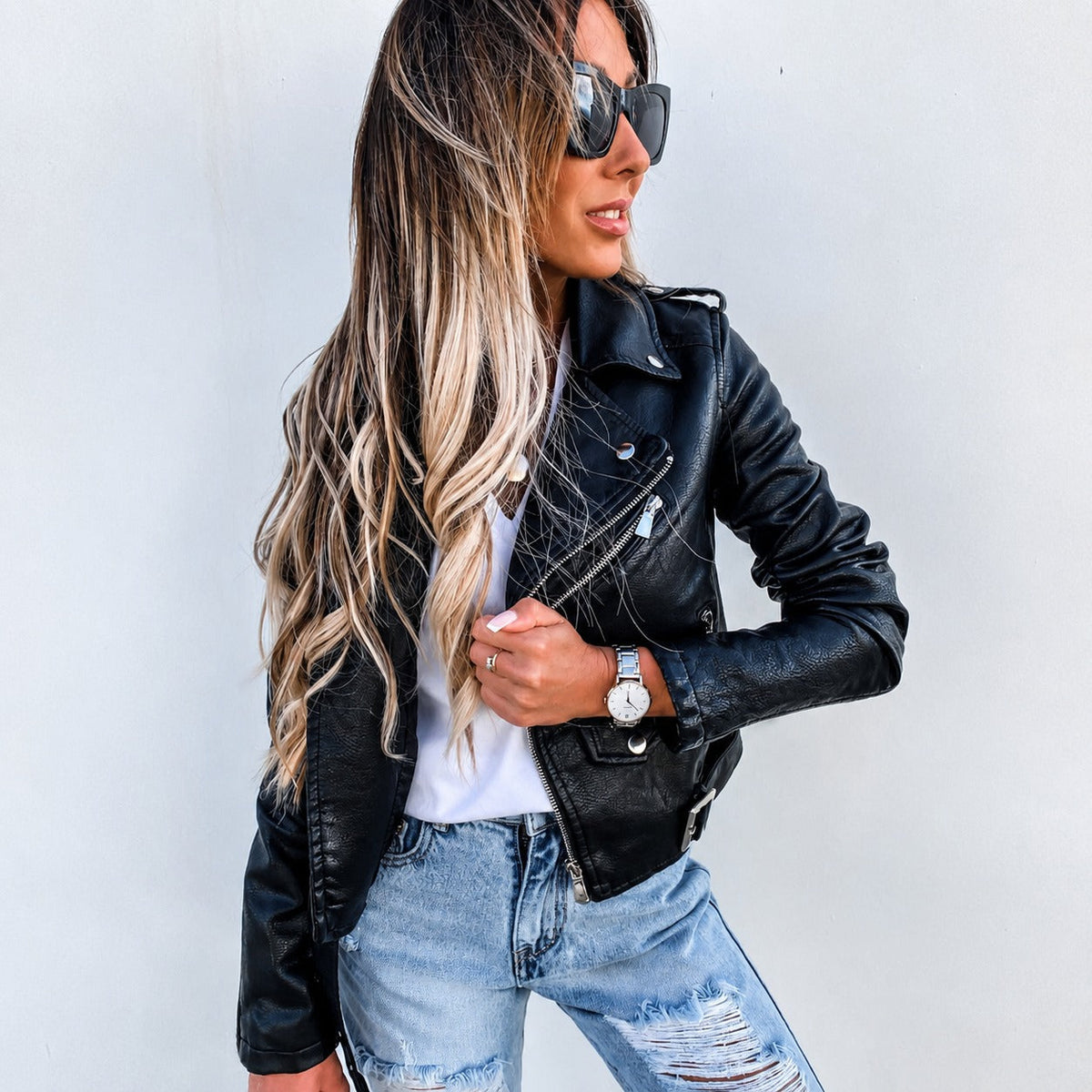 Alivia - Zeitlose Damenjacke mit Zipper