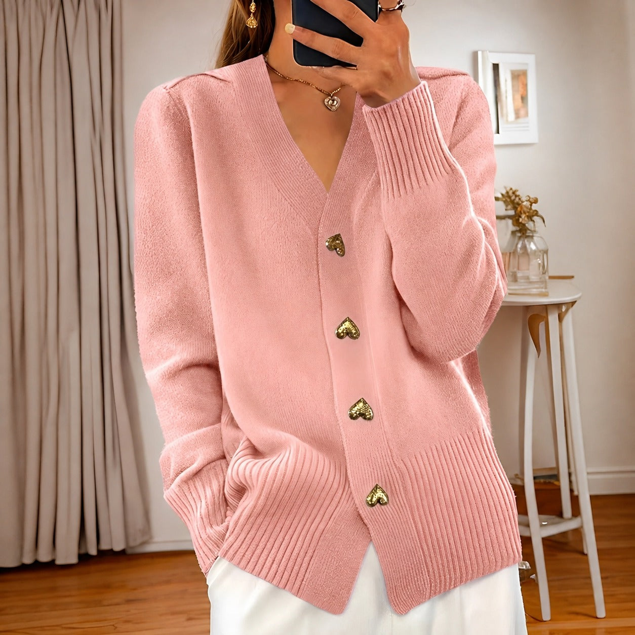 Annalee - Modische Damenjacke mit Love-Button