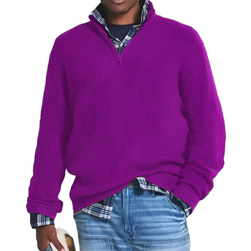 Charlton - Herrenpullover mit Reißverschluss für mehr Wärme