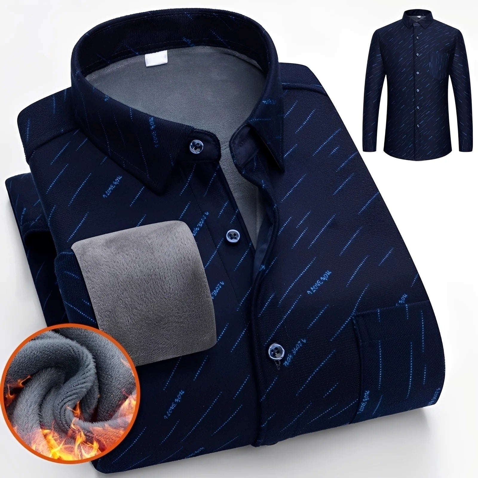Anton - Elegantes, wärmendes Herren-Karohemd