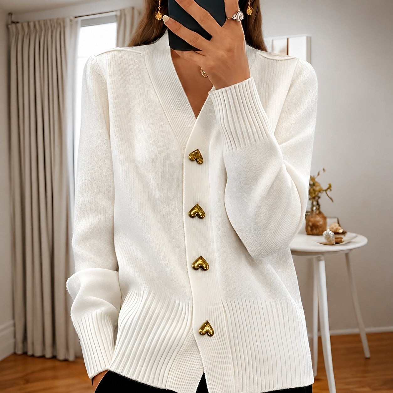 Annalee - Modische Damenjacke mit Love-Button