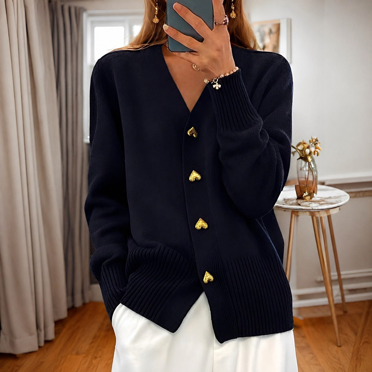 Annalee - Modische Damenjacke mit Love-Button