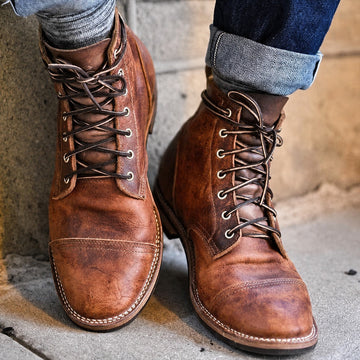 Aaron - Vintage-inspirierte klassische Herrenboots
