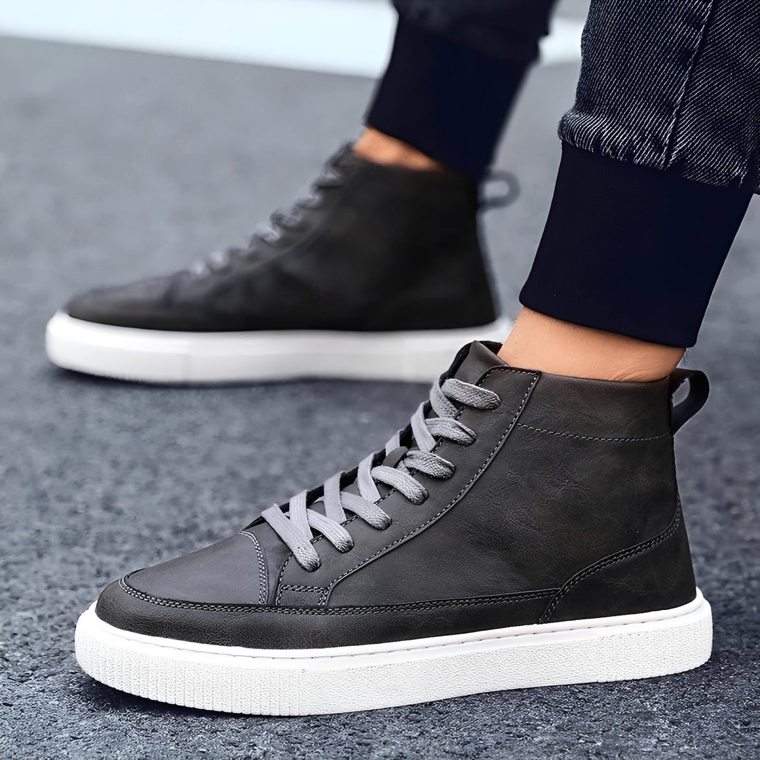 Albert - Eleganter High-Top-Sneaker für Herren