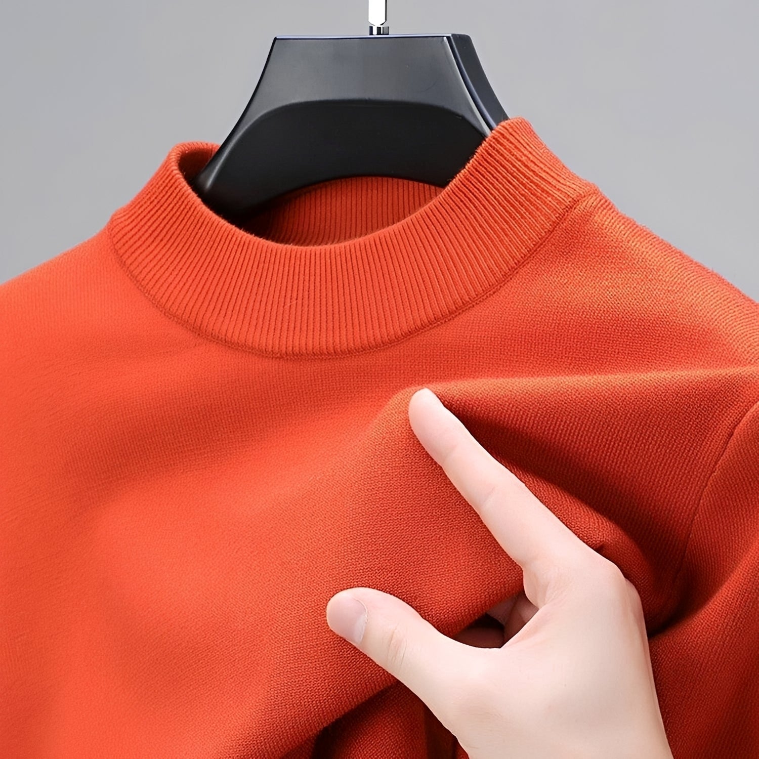 Giorgio - Bequemer Herrenpullover mit individuell einstellbarem Saum