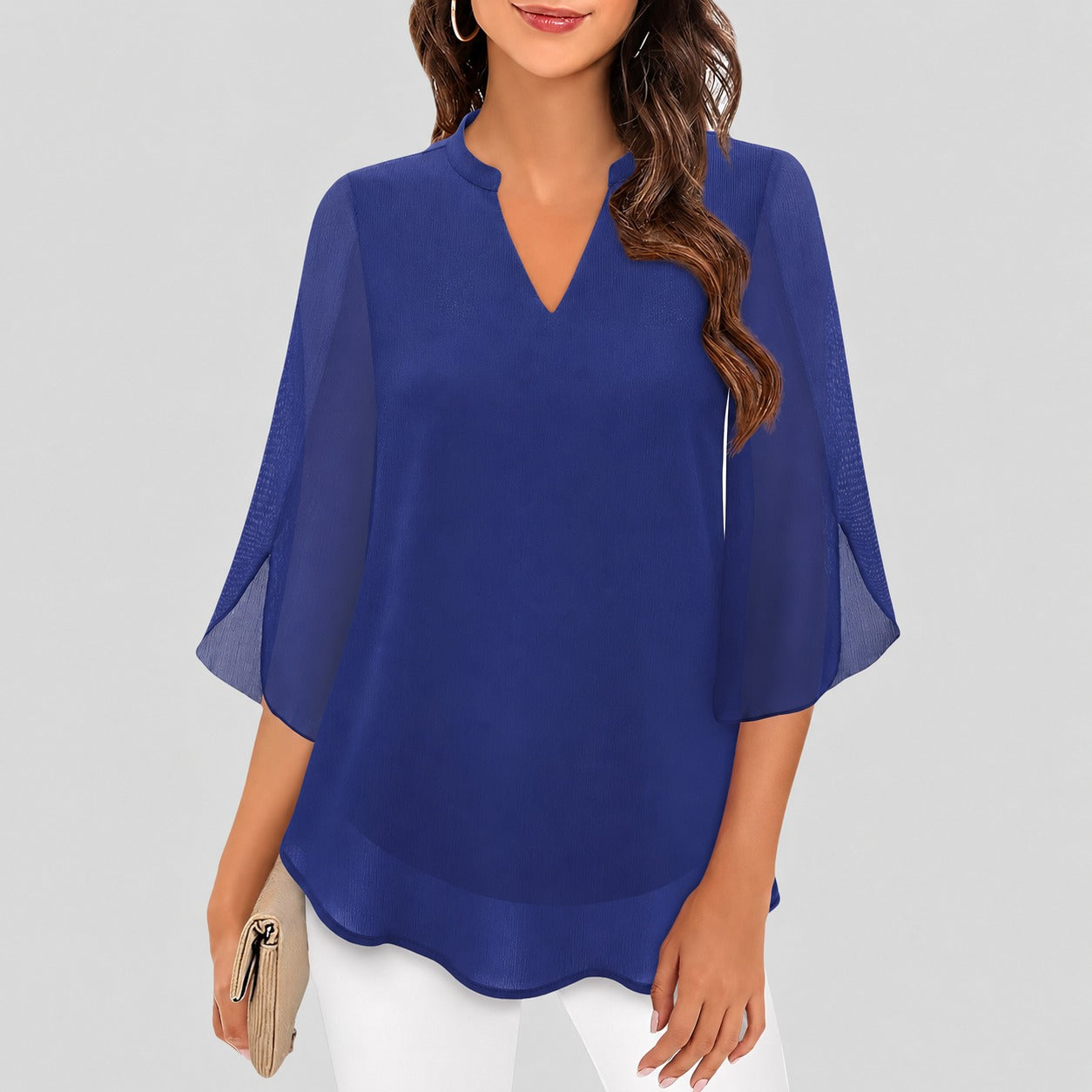 Ella - Luftige Bluse mit besonderen Ärmeldetails