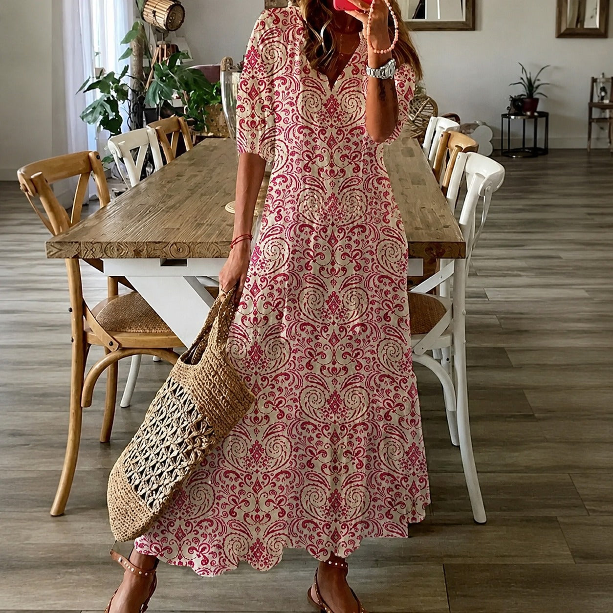 Claidel - Beeindruckendes Kleid im Boho-Stil