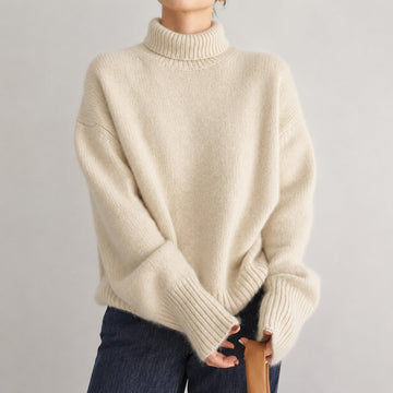 Lea - Bequemer Damen-Rollkragenpullover