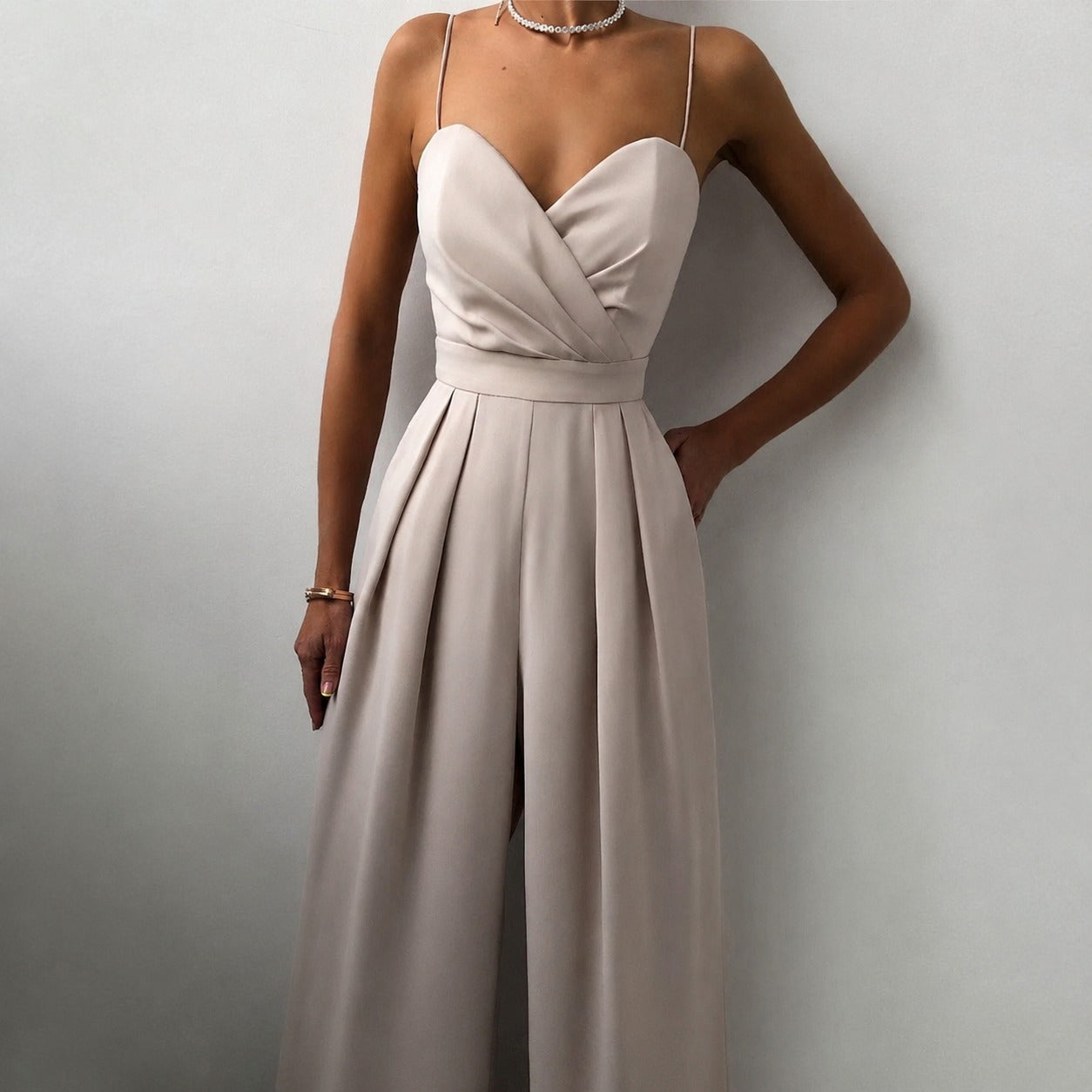 Becca - Zeitgemäßer Jumpsuit mit hoher Taille