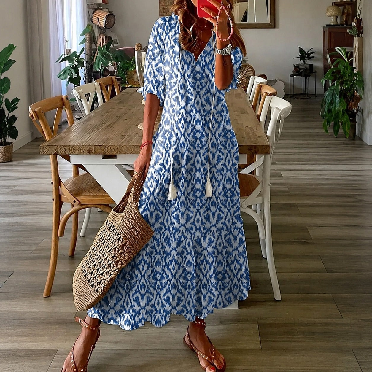 Claidel - Beeindruckendes Kleid im Boho-Stil