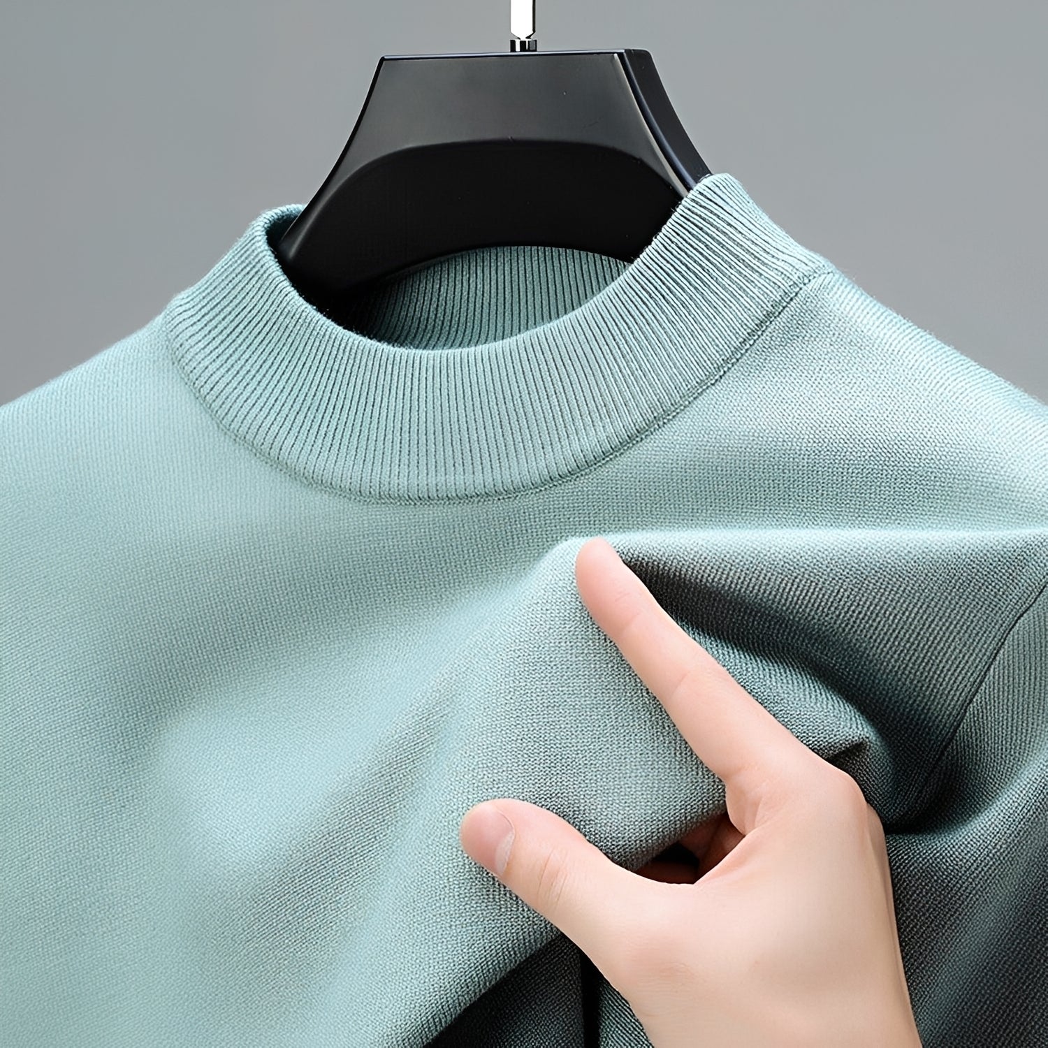 Giorgio - Bequemer Herrenpullover mit individuell einstellbarem Saum