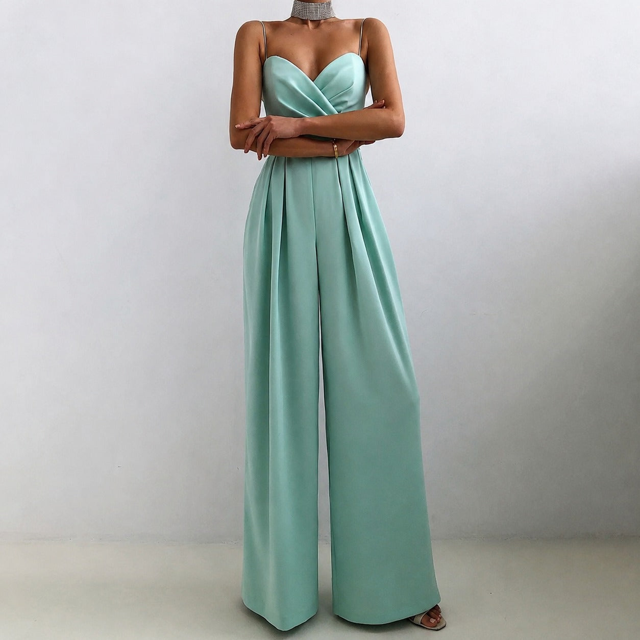 Becca - Zeitgemäßer Jumpsuit mit hoher Taille