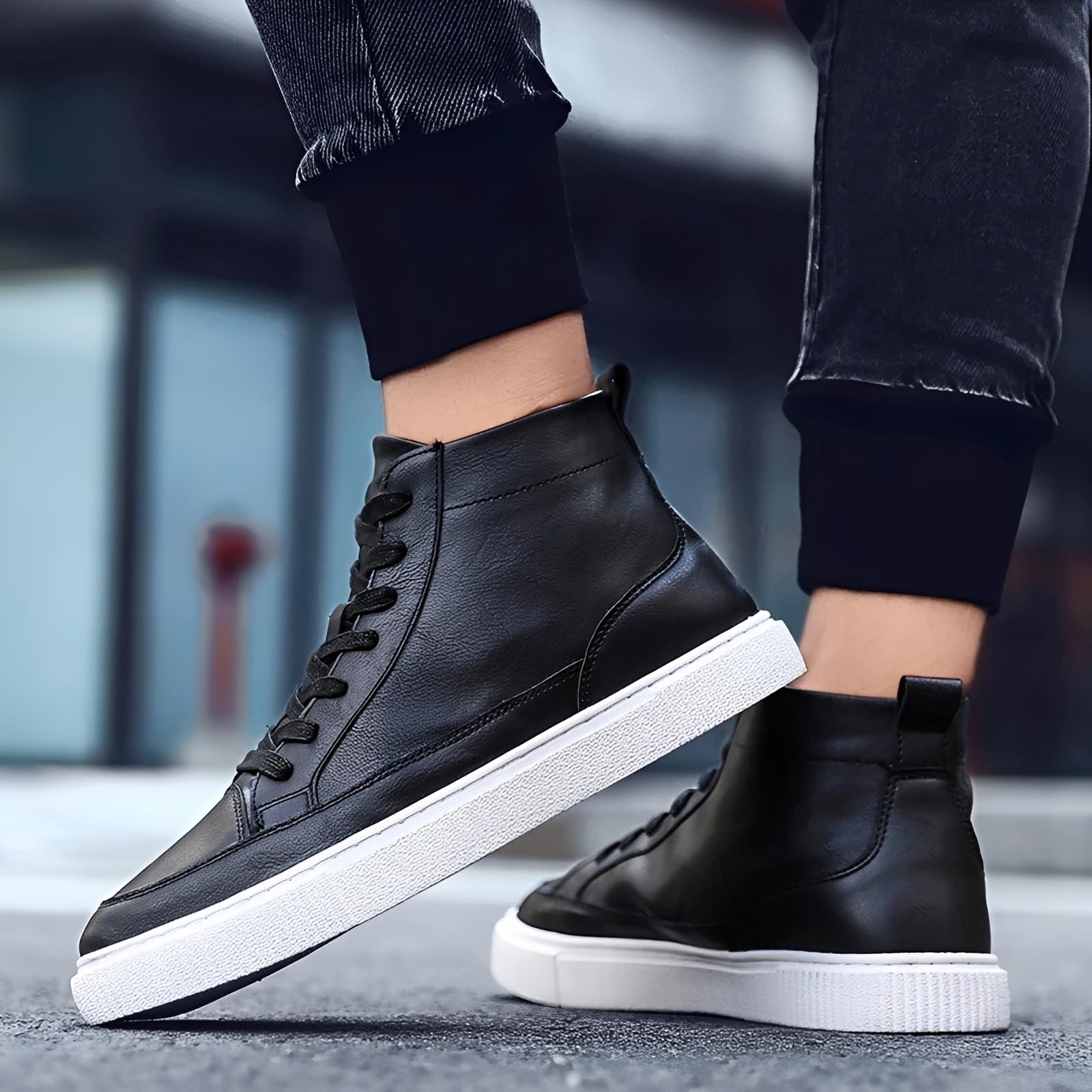 Albert - Eleganter High-Top-Sneaker für Herren