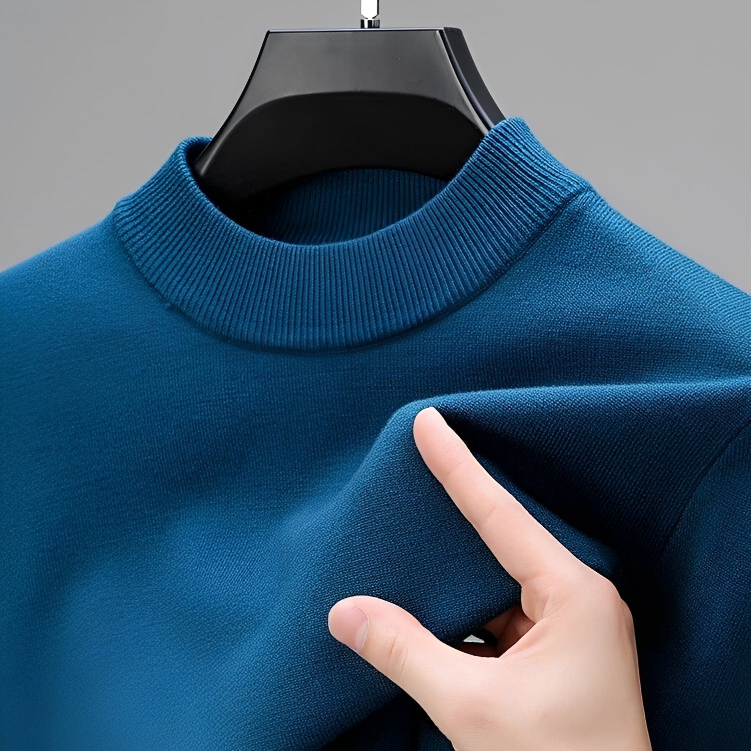 Giorgio - Bequemer Herrenpullover mit individuell einstellbarem Saum