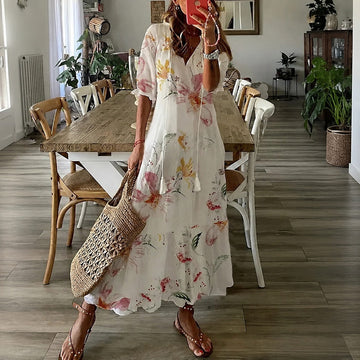 Claidel - Beeindruckendes Kleid im Boho-Stil