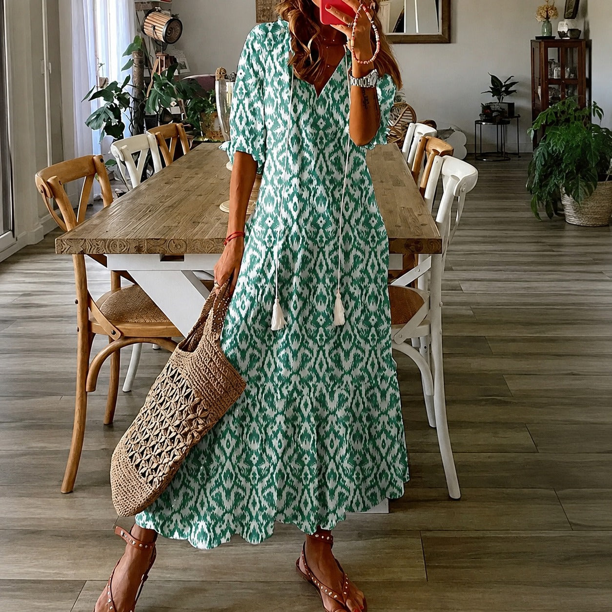 Claidel - Beeindruckendes Kleid im Boho-Stil