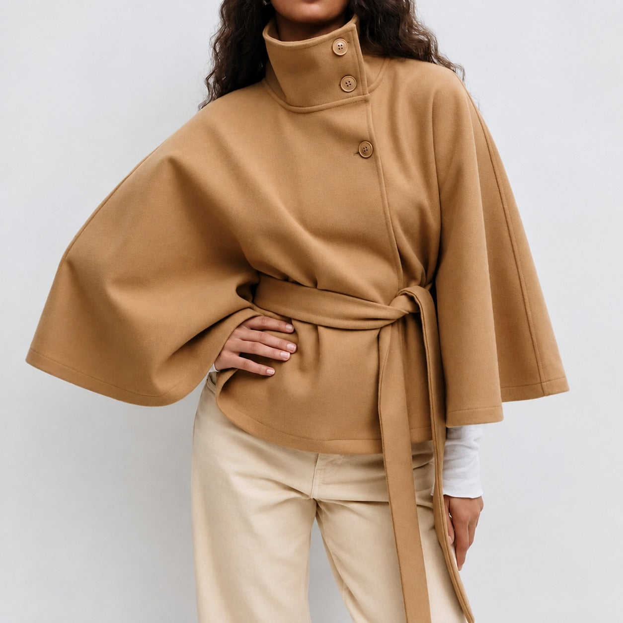 Loraine - Modische Damenjacke mit Schärpe