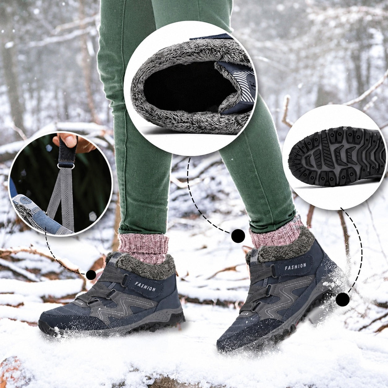 Tamara - Komfortable, warme Schuhe