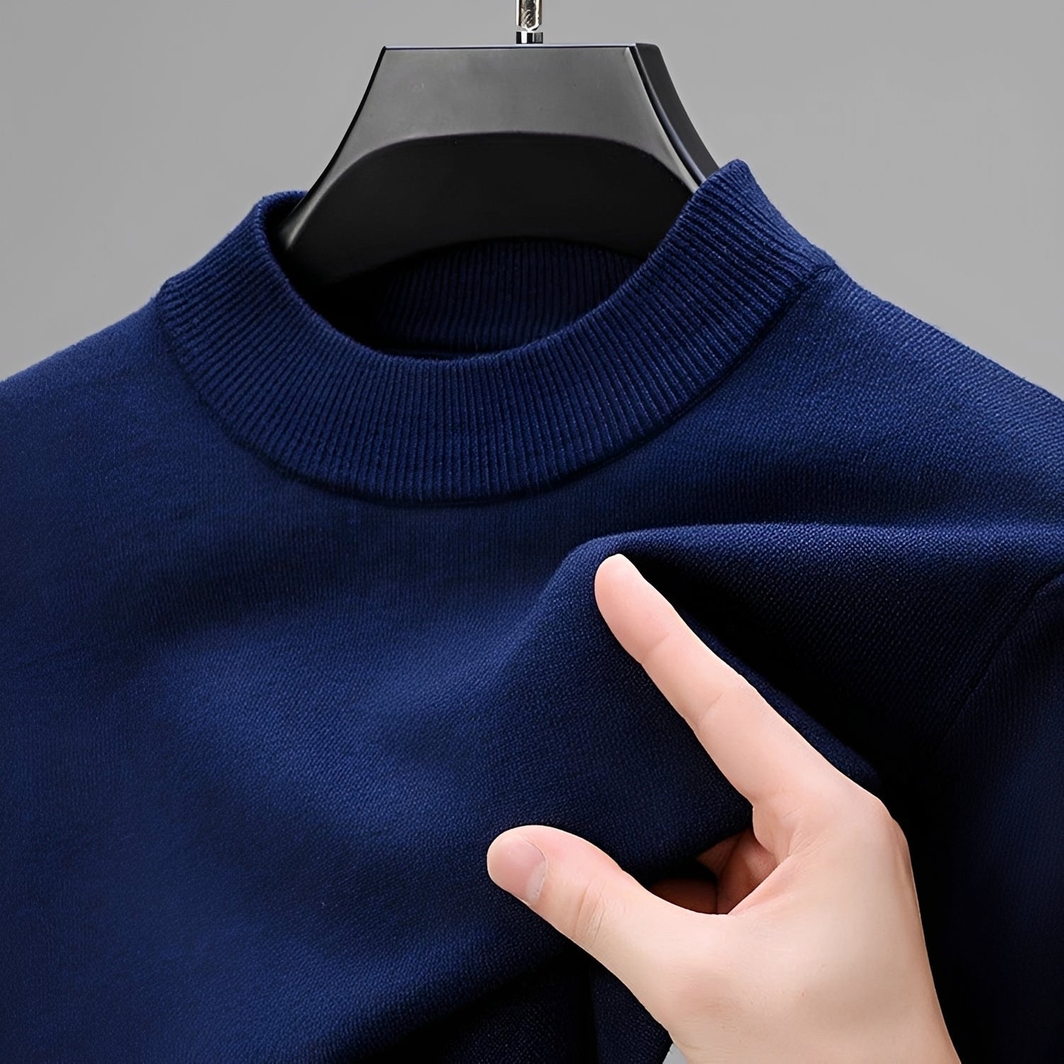 Giorgio - Bequemer Herrenpullover mit individuell einstellbarem Saum